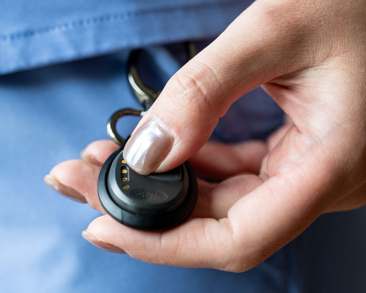 The SolusGuard wearable duress button